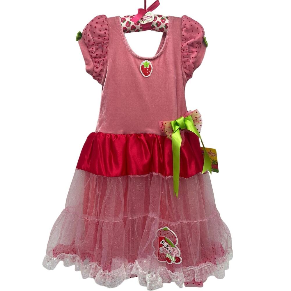 New Rare Strawberry Shortcake costume dress Size 3 and up